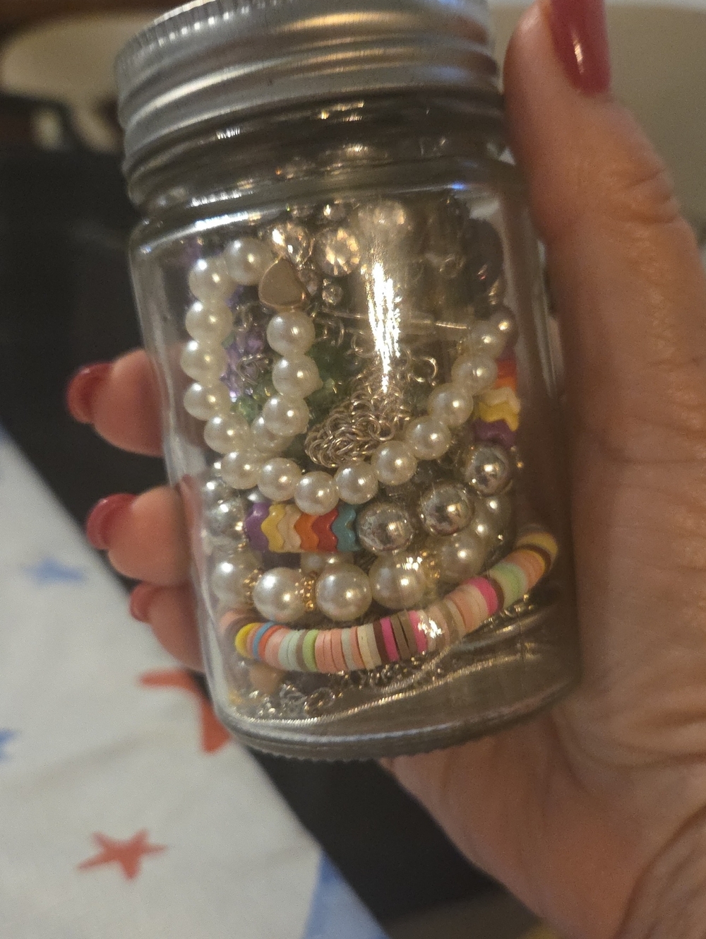 Mixed Pearl and Multicolor Bead Bracelet Set And More - Women Jewelry